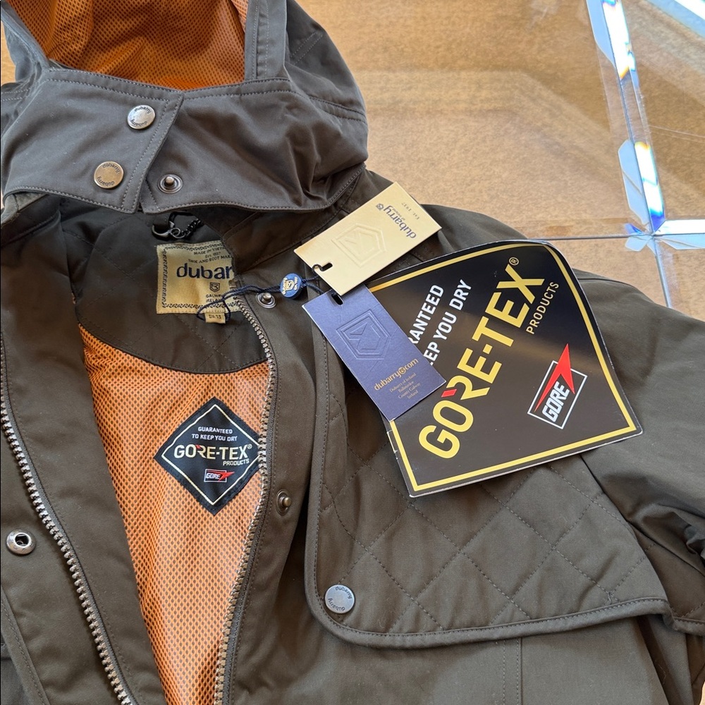 Dubarry of Ireland Olive Green Military Jacket - Picture 2 of 13